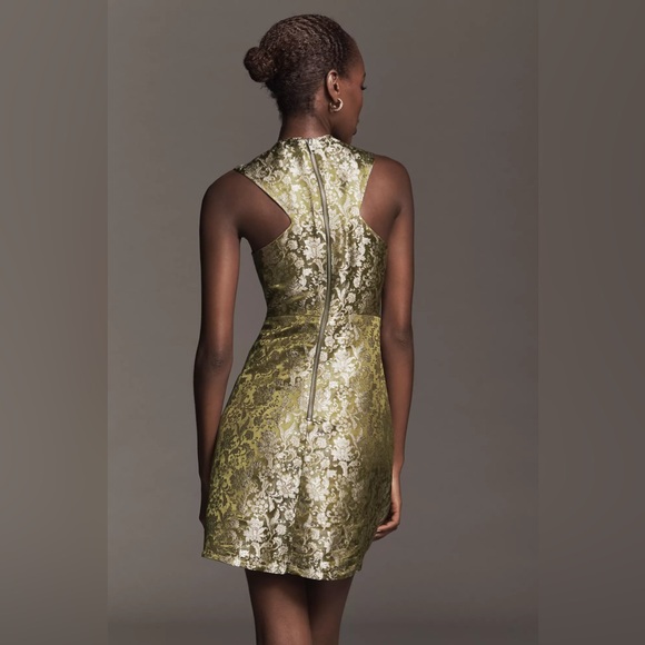 Anthropologie Dresses & Skirts - Anthropologie Maeve Sleeveless Brocade Shift Mini Dress Size L